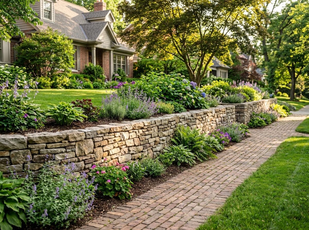 Dry-stack retaining wall